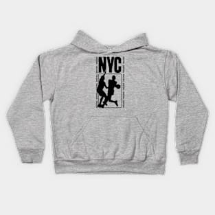 NYC Basketball || Black Kids Hoodie